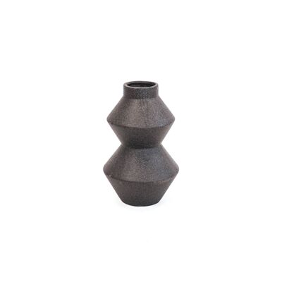 Vase Forme Organique HV - Noir-13x13x22