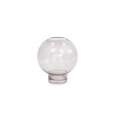 HV Vase Bowl - Smokey Glass - 20,5x23cm