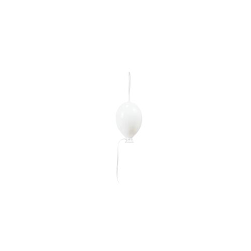 HV Glass Balloonhanger - White - M - 6.5x10.5cm