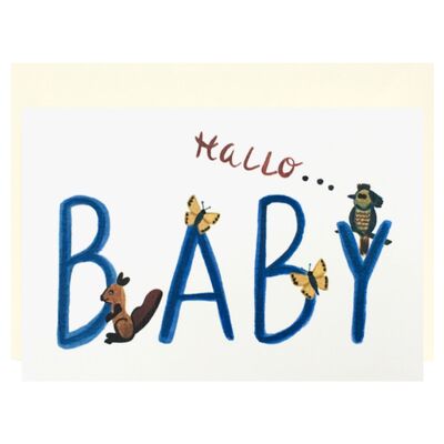 Little Boy | New baby card