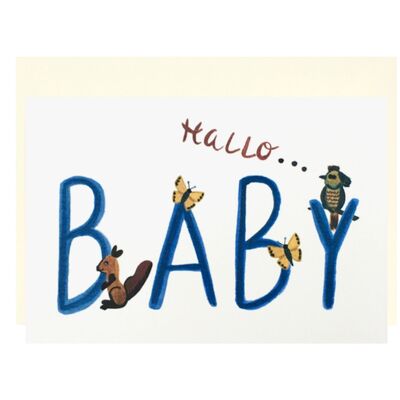 Little Boy | New baby card
