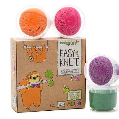 Bio Easy-Knete vegan - 4er Set "Loki"