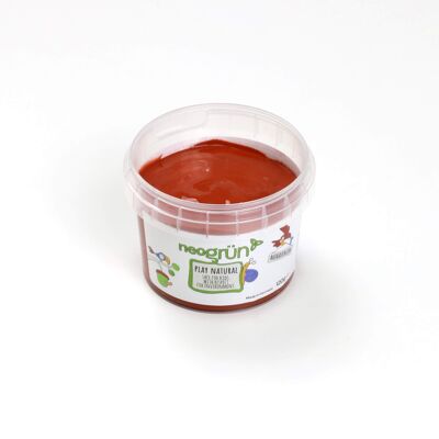 Organic finger paint vegan - 120g cup - red