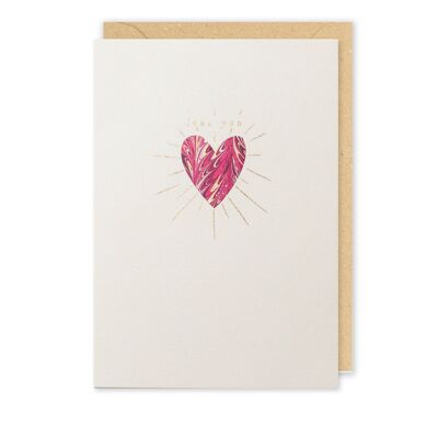 Te amo aniversario tarjeta de San Valentín