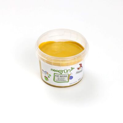 Organic finger paint vegan - 120g cup - yellow