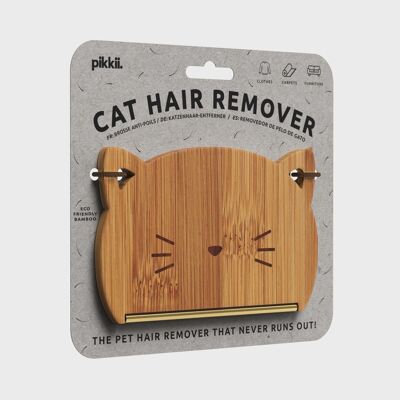 Removedor de pelo de gato | Rodillo de pelusa de bambú sostenible