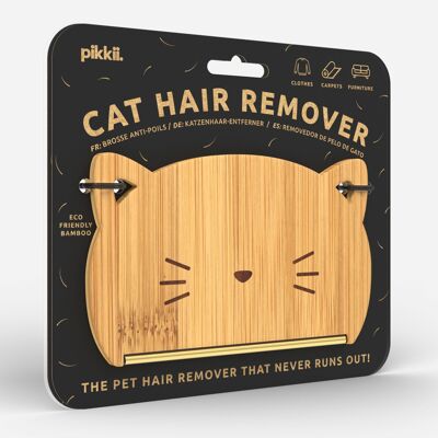 Removedor de pelo de gato | Rodillo de pelusa de bambú sostenible