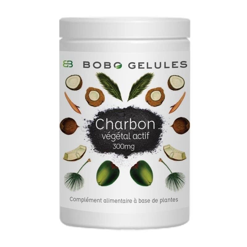 BOBO ACTIVE VEGETABLE CHARCOAL CAPSULES 300 mg