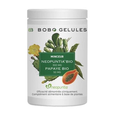 BOBO CAPSULES NEOPUNTIA ORGANIC 300 mg/PAPAYA ORGANIC 50 mg