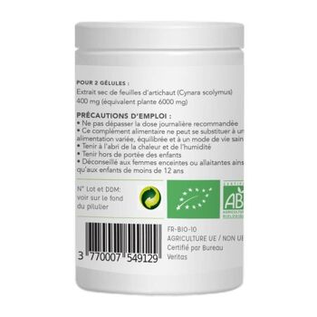 Complément Alimentaire - BOBO GELULES ARTICHAUT BIO 200 mg 3