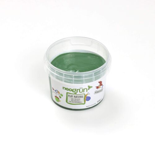 Bio-Fingerfarbe vegan - 120g Becher - grün