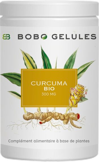Complément Alimentaire - BOBO GELULES CURCUMA BIO 300 mg 1