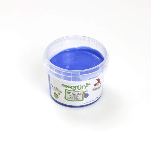 Bio-Fingerfarbe vegan - 120g Becher - blau