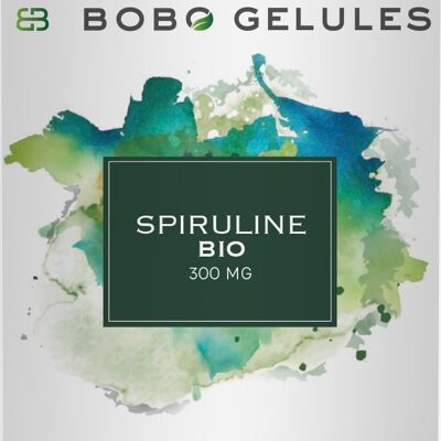 Food Supplement - BOBO ORGANIC SPIRULINA CAPSULES 300 mg