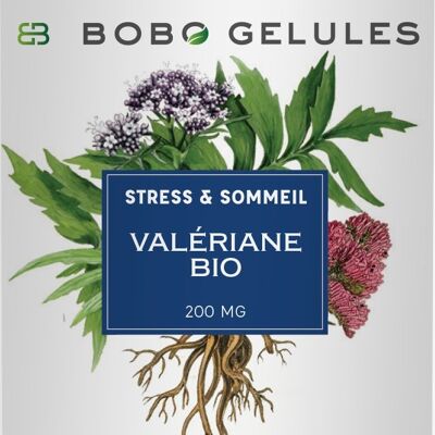Food Supplement - BOBO ORGANIC VALERIANE CAPSULES 200 mg