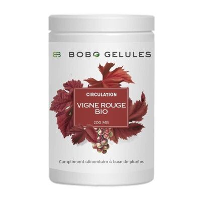 Food Supplement - BOBO ORGANIC RED VINE CAPSULES 200 mg