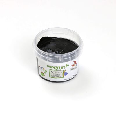 Organic finger paint vegan - 120g cup - black