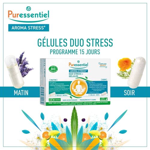 Duo Stress + Gélules AROMA STRESS® - 30 Gélules