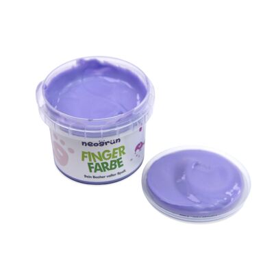 Pintura de dedos orgánica vegana - taza 120g - violeta