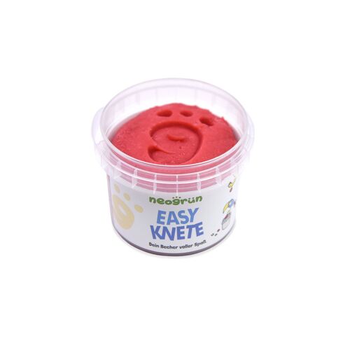 Bio Easy-Knete vegan - 120g Becher - rot