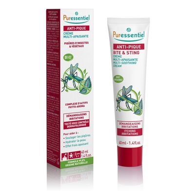 Creme Multi-Apaisante Anti-Pique aux Huiles Essentielles et Huiles Végétales BIO – 40 ml