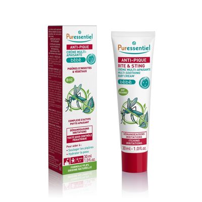 Crème Multi-Apaisante Bébé Anti-Pique aux Huiles Végétales BIO - 30 ml