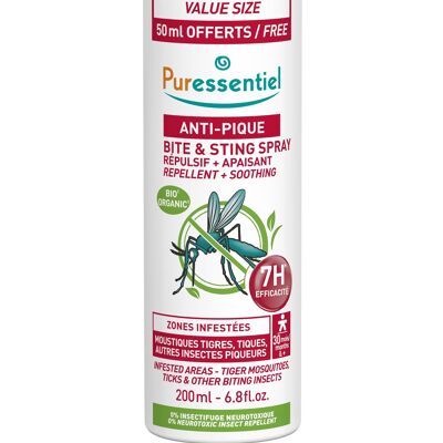 Spray Répulsif + Apaisant Anti-Pique aux Huiles Essentielles BIO - 200 ml