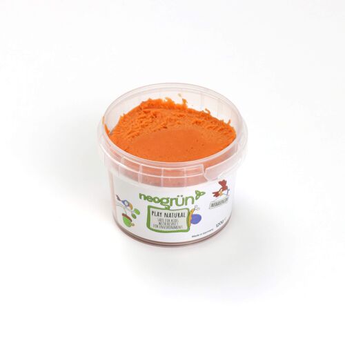 Bio Easy-Knete vegan - 120g Becher - orange