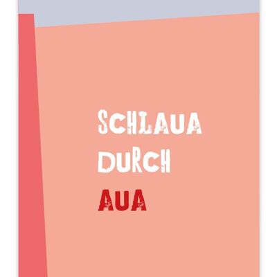 Postcard Schlaua by Aua