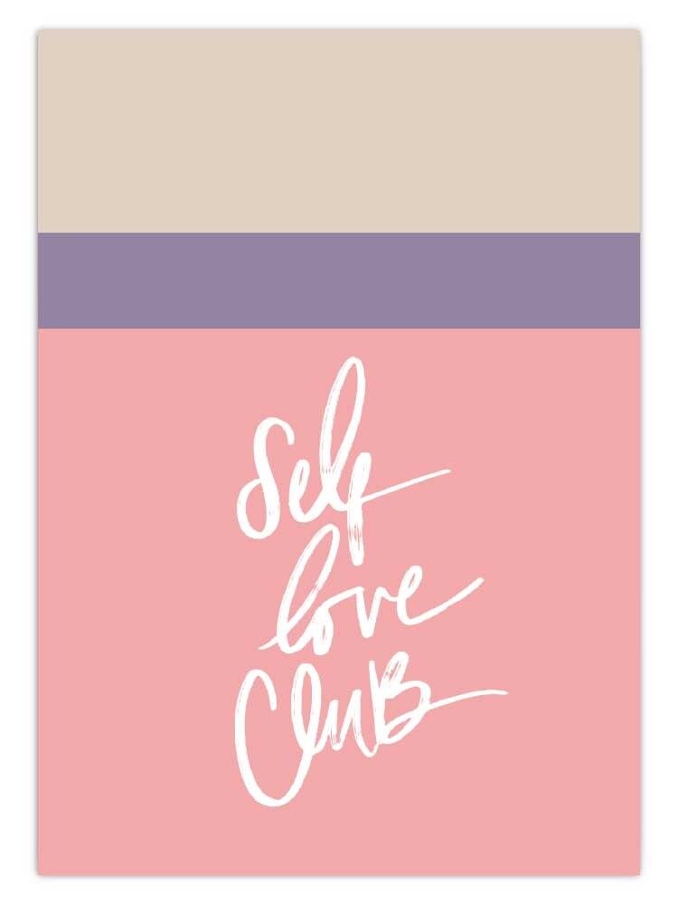 Postkarte Selflove Club