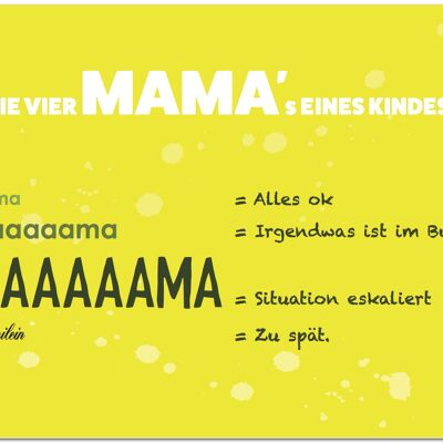 Cartolina "Le 4 mamme"