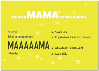 Carte postale "Les 4 Mamans"