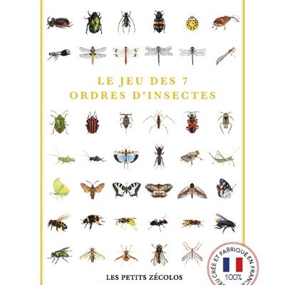 El juego de los 7 órdenes de insectos