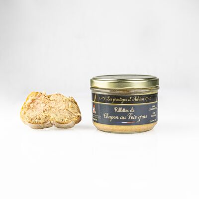 Kapaun-Rillettes mit Foie Gras