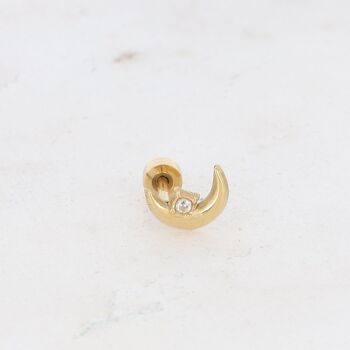 Piercing - Lune et oxyde de zirconium 2