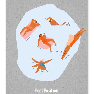 Postkarte  GrayCode Pool Position