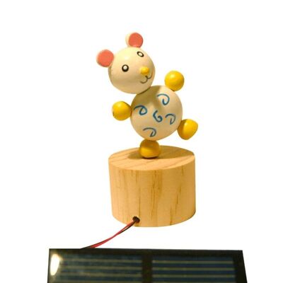 Tanzendes Schaf, solarbetriebene Figur