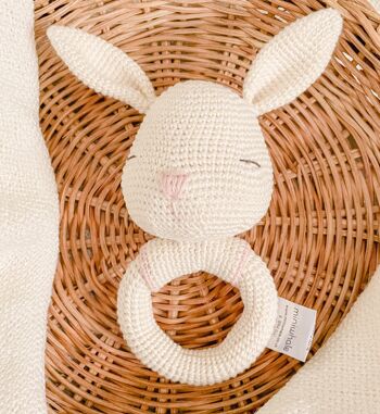 Crochet Bunny Hochet / Certifié UKCA-CE 2