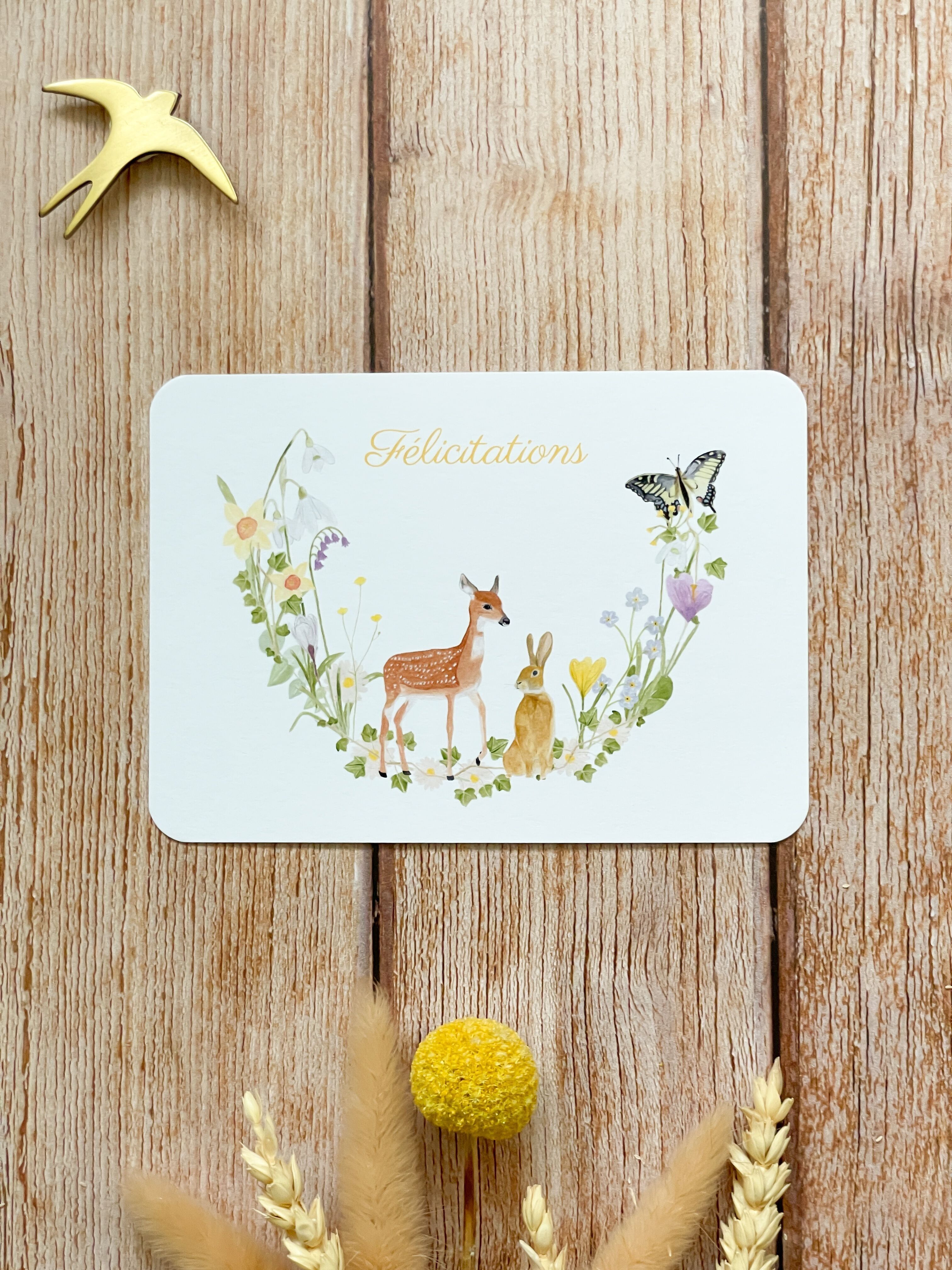 Biglietto di auguri per la nascita - con busta