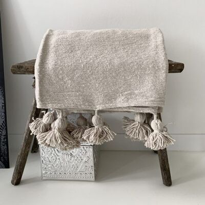 Coperta con pompon piccola