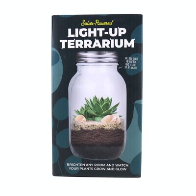 Solar powered terrarium