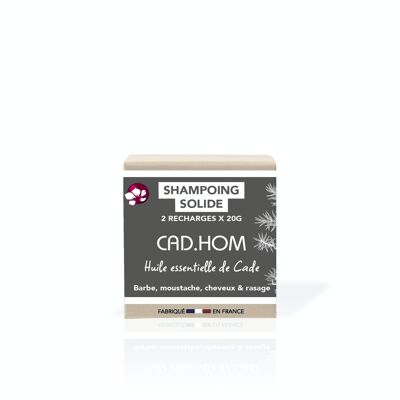 Solid shampoo - CAD.HOM - TRAVEL SIZE - REFILL BY 2