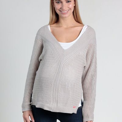 Openwork Nursing Sweater