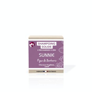 Shampoing solide - SUNNIE - FORMAT VOYAGE - RECHARGE PAR 2 2