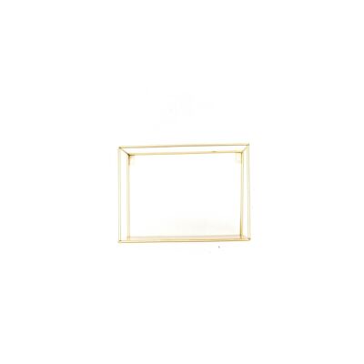 HV Wall shelf - Gold - 30x15x22cm