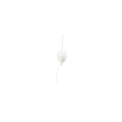 HV Balloonhanger - Vetro - Bianco - S - 5x8cm