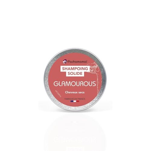 Shampoing solide - GLAMOUROUS - FORMAT VOYAGE - BOITE METAL