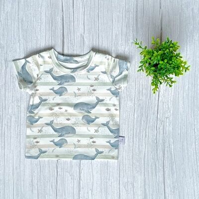 T-Shirt Whale & Baby Whale