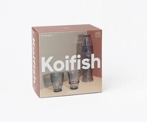 KoiFish stackable glasses - blue