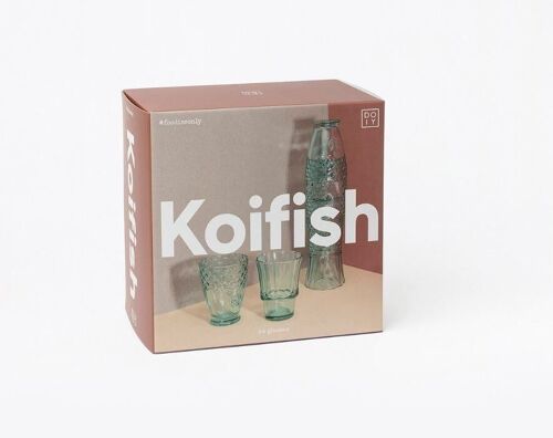 KoiFish stackable glasses - mint